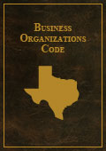 Business Organizations Code