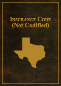 Insurance Code - Not Codified